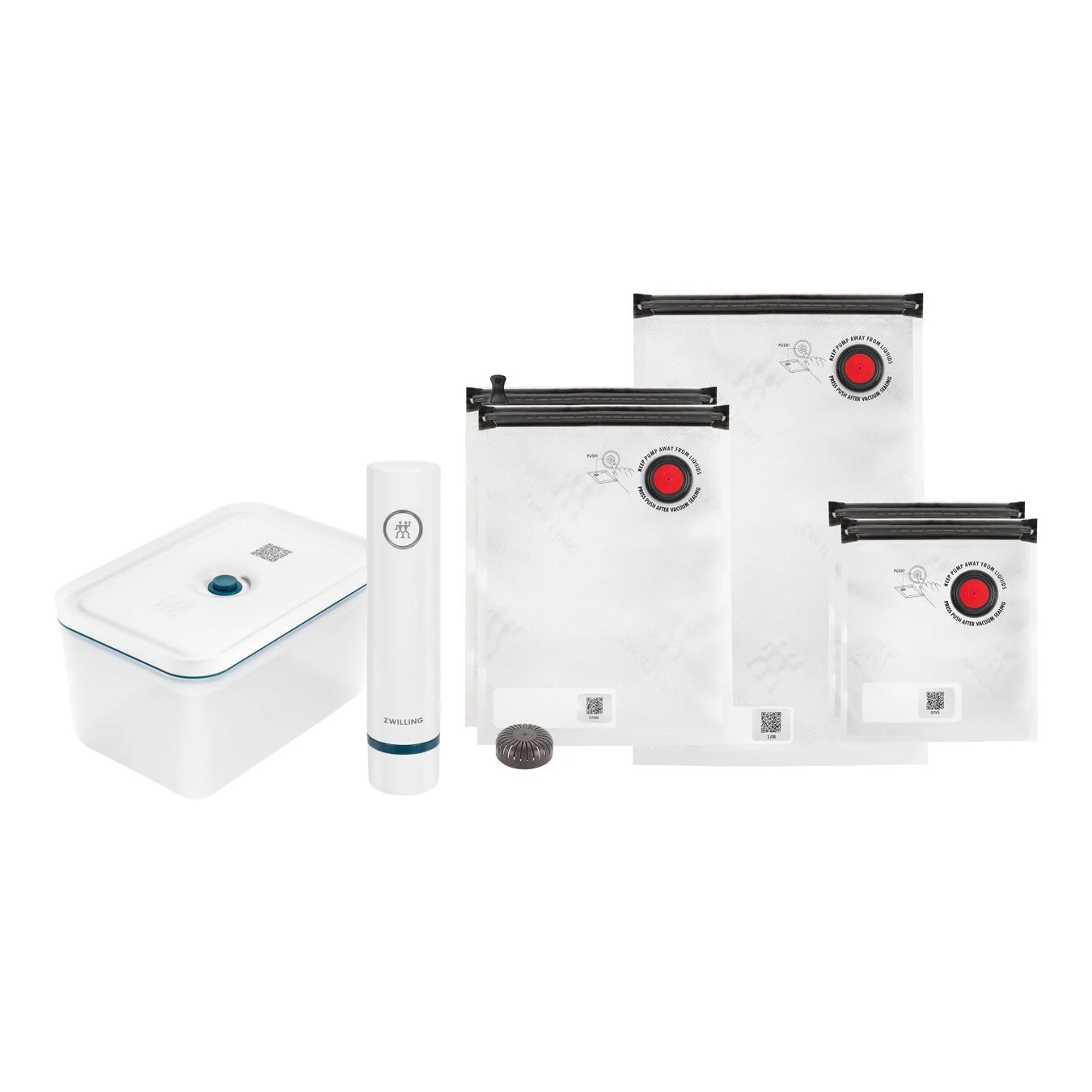 Zwilling Fresh & Save Vakumlu Başlangıç Seti Plastik 7 Parça