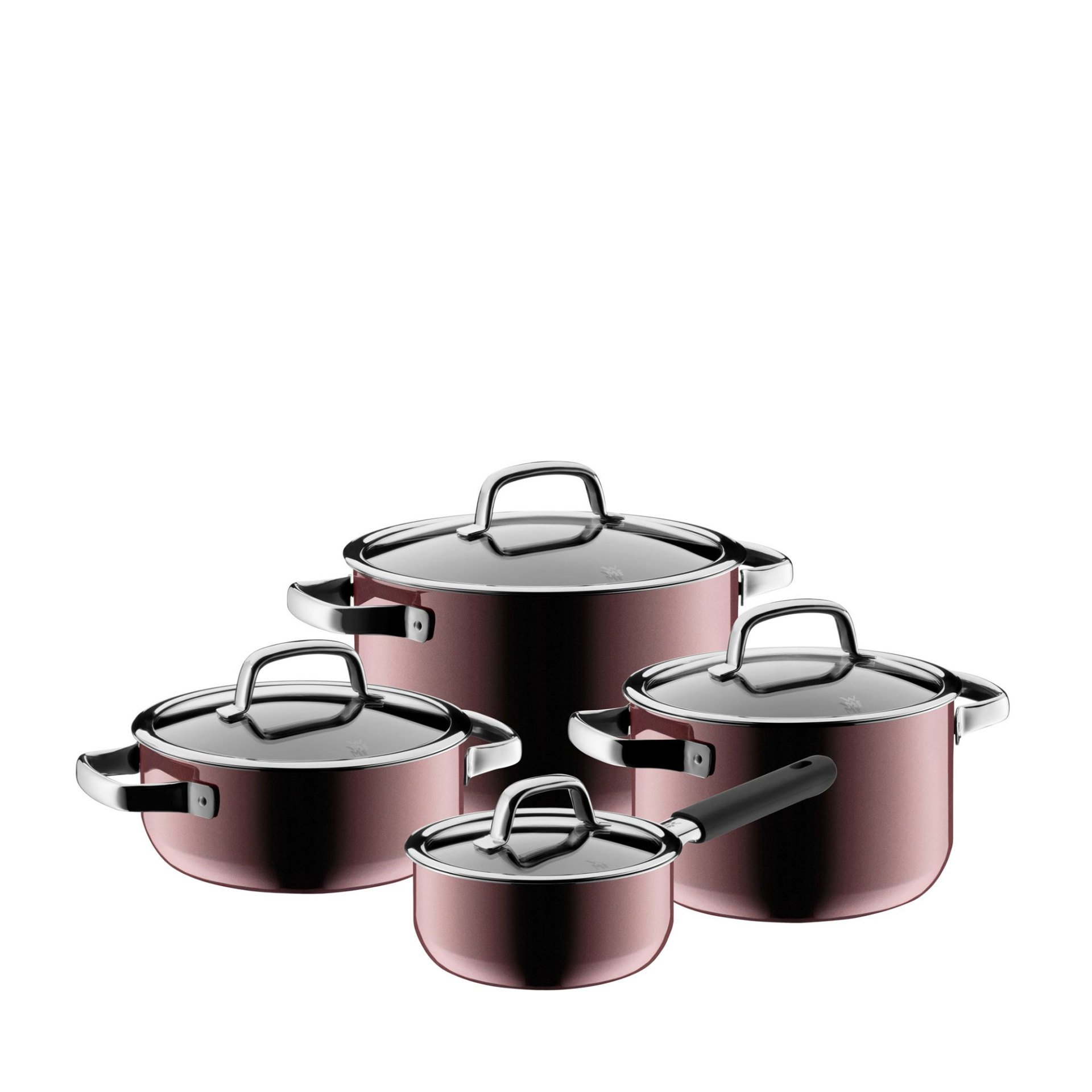 WMF Fusiontec Tencere Seti 4 Parça Pembe Kuartz