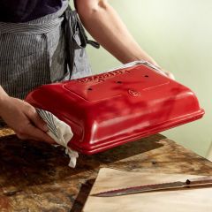 Emile Henry Seramik Baget Ekmek Fırın Kabı (39,5x23x10 / 3,7 Litre)