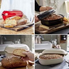 Emile Henry Artisan Seramik Ekmek Fırın Kabı (34x23x14,5 / 3,4 Litre)