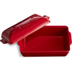 Emile Henry EH345504 Seramik Baton Ekmek Fırın Kabı (28x14,5x12 / 2,2 Litre)
