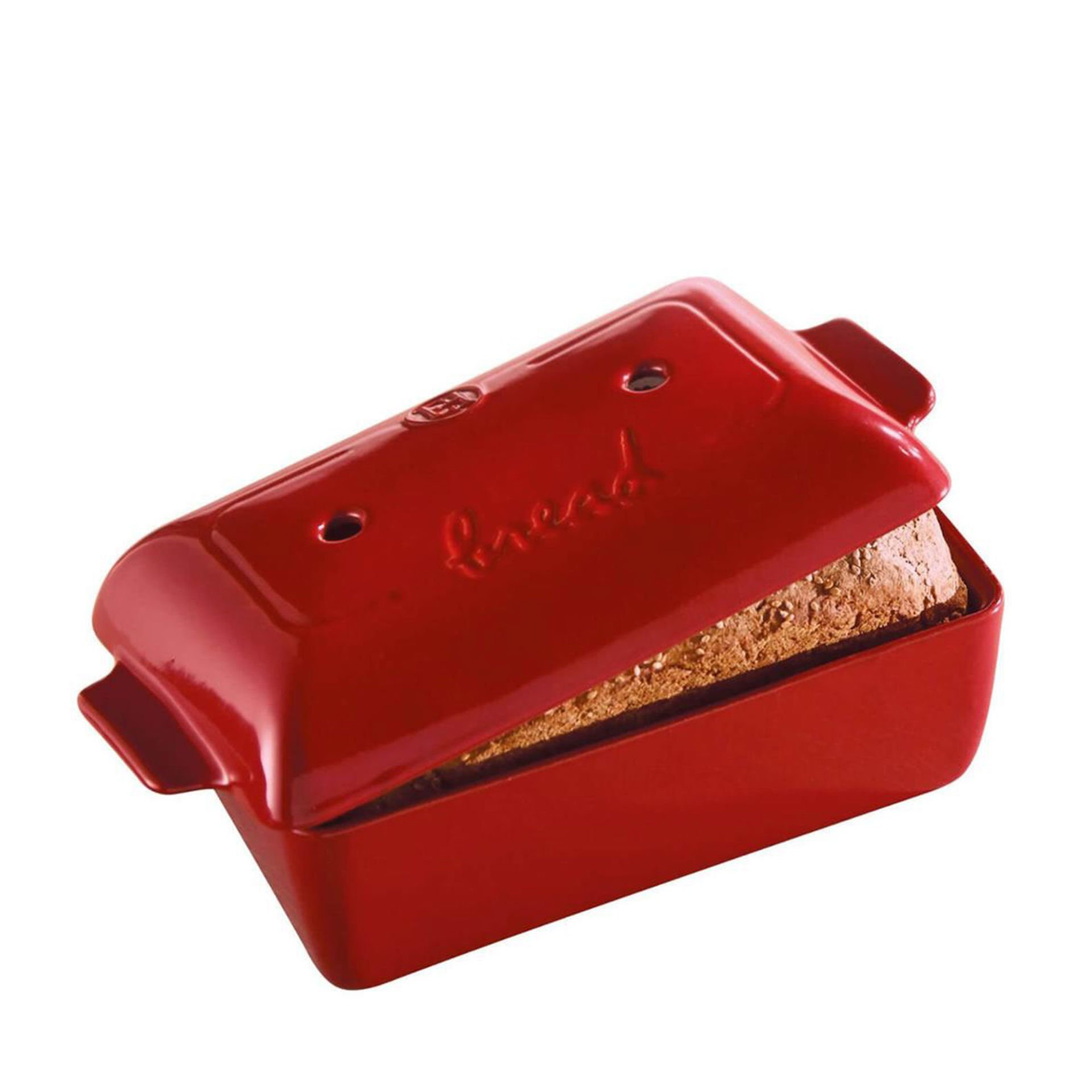 Emile Henry EH345504 Seramik Baton Ekmek Fırın Kabı (28x14,5x12 / 2,2 Litre)