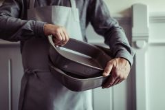 Emile Henry Fırın Kabı Dikdörtgen 30 x 19 cm Mavi/Blue Flame