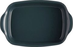 Emile Henry Fırın Kabı Dikdörtgen 30 x 19 cm Mavi/Blue Flame