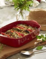 Emile Henry Fırın Kabı Dikdörtgen 30 x 19 cm Mavi/Blue Flame