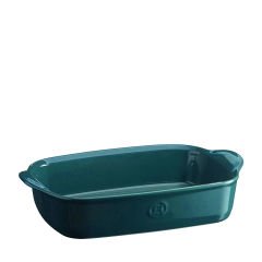 Emile Henry Fırın Kabı Dikdörtgen 30 x 19 cm Mavi/Blue Flame