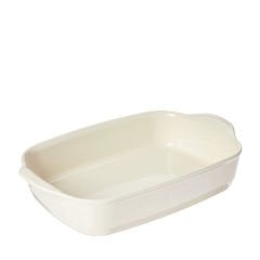Emile Henry Fırın Kabı Dikdörtgen 36 x 23 cm Ekru/Clay
