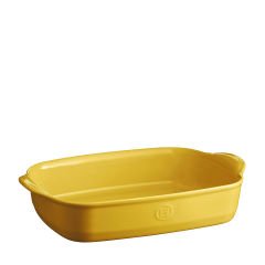 Emile Henry Fırın Kabı Dikdörtgen 36 x 23 cm Mat Sarı/Provence Yellow
