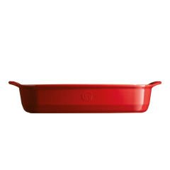Emile Henry Fırın Kabı Dikdörtgen 42 x 28 cm Kırmızı/Burgundy