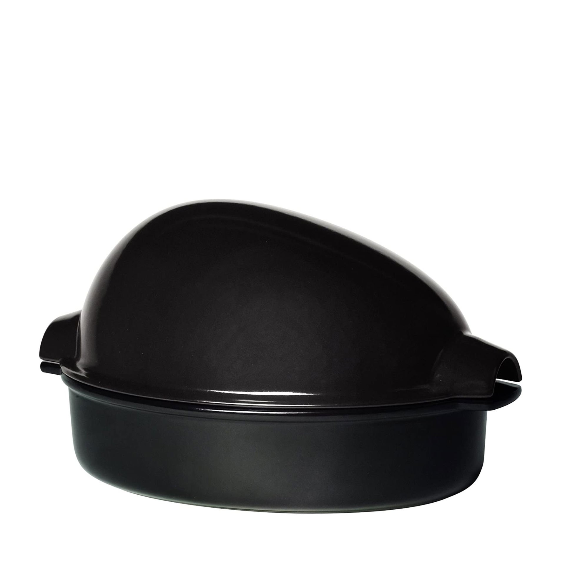 Emile Henry Fırın Kabı Yuvarlak Et/Tavuk/Hindi Pişime 4,5 Lt Antrasit/Charcoal