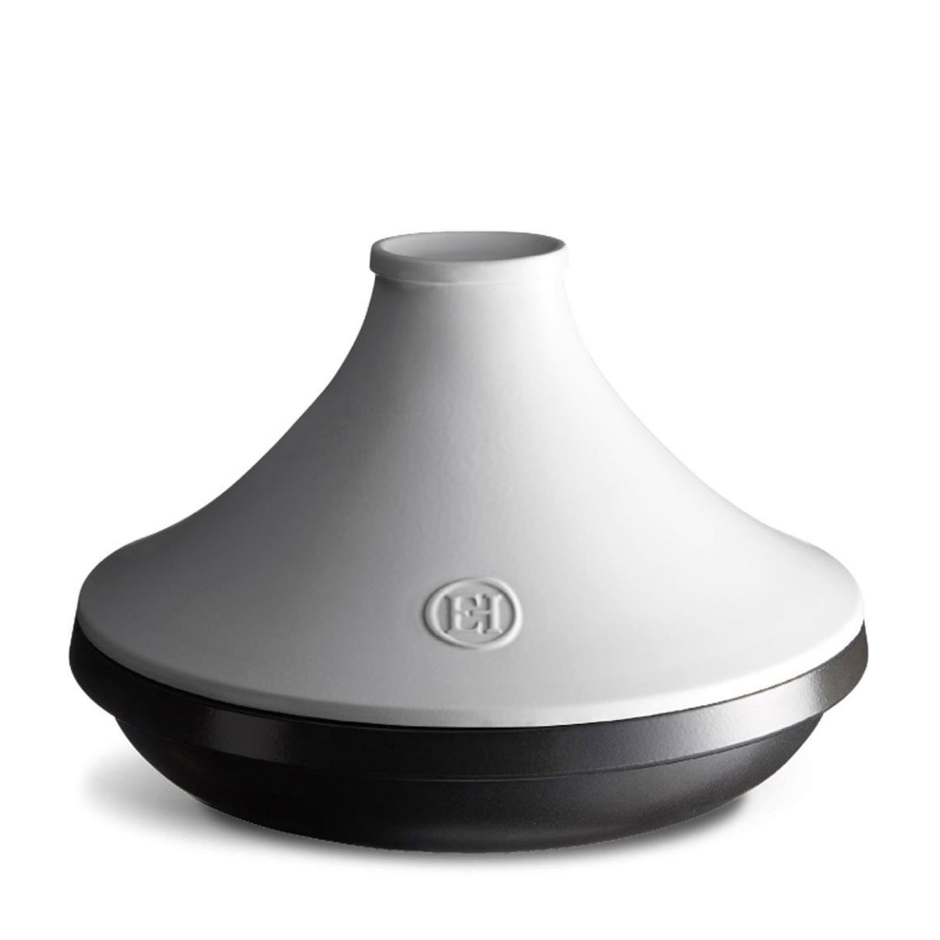 Emile Henry İnduksiyon Uyumlu Tajin 32 cm 4 Lt Slate Beyaz Kapaklı/Slate