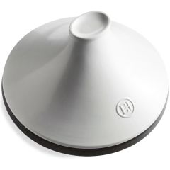 Emile Henry İnduksiyon Uyumlu Tajin 32 cm 4 Lt Slate Beyaz Kapaklı/Slate