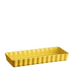 Emile Henry Tart Börek Fırın Kabı 36,5 x 15 cm Mat Sarı/Provence Yellow)