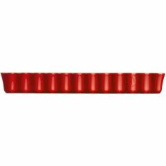 Emile Henry Tart Börek Fırın Kabı 36,5 x 15 cm Kırmızı/Burgundy