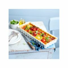 Emile Henry Tart Börek Fırın Kabı 36,5 x 15 cm Kırmızı/Burgundy