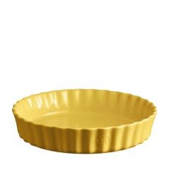 Emile Henry Tart-Börek Fırın Kabı Yuvarlak 28 cm Mat Sarı/Provence Yellow