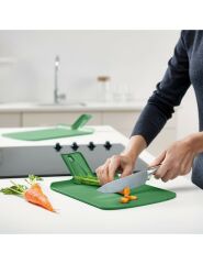 Joseph Joseph Chop2Pot™ Küçük Katlanır Kesme Tahtası - Kırmızı