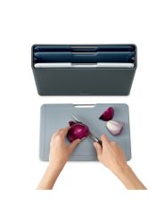 Joseph Joseph Folio™ Büyük Kesme Tahtası Seti - Grafit