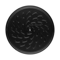 Staub Chistera Yağmur Efektli Kapaklı Döküm Tencere 24cm - Fesleğen