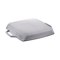 Staub Çift Kulplu Döküm Izgara Tava 28cm - Grafit Gri