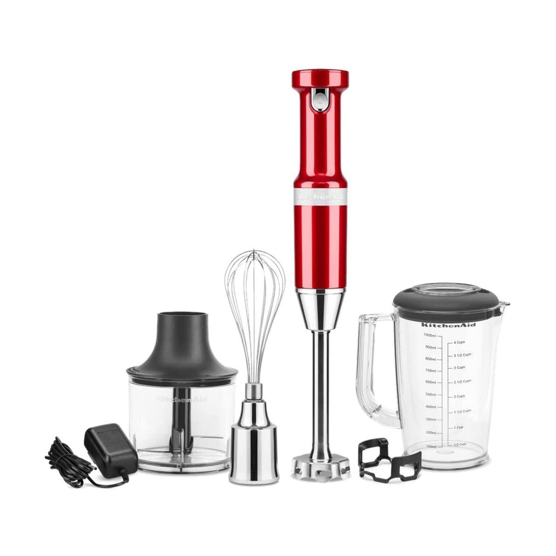 KitchenAid Artisan Cordless El Blender&Doğrayıcı Set 5KHBBV83 ECA -Candy Apple