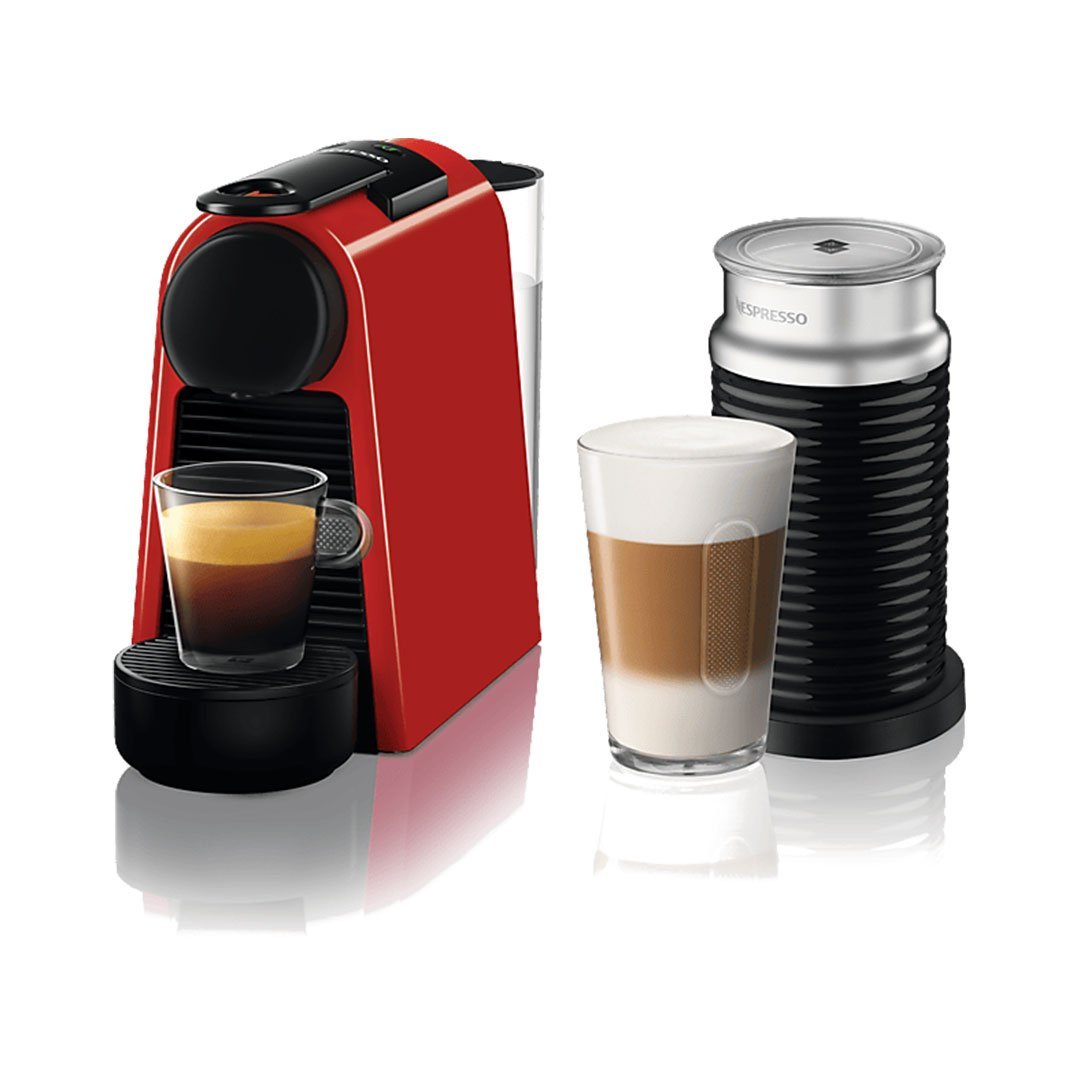 Nespresso C35 Essenza Mini Red Bundle