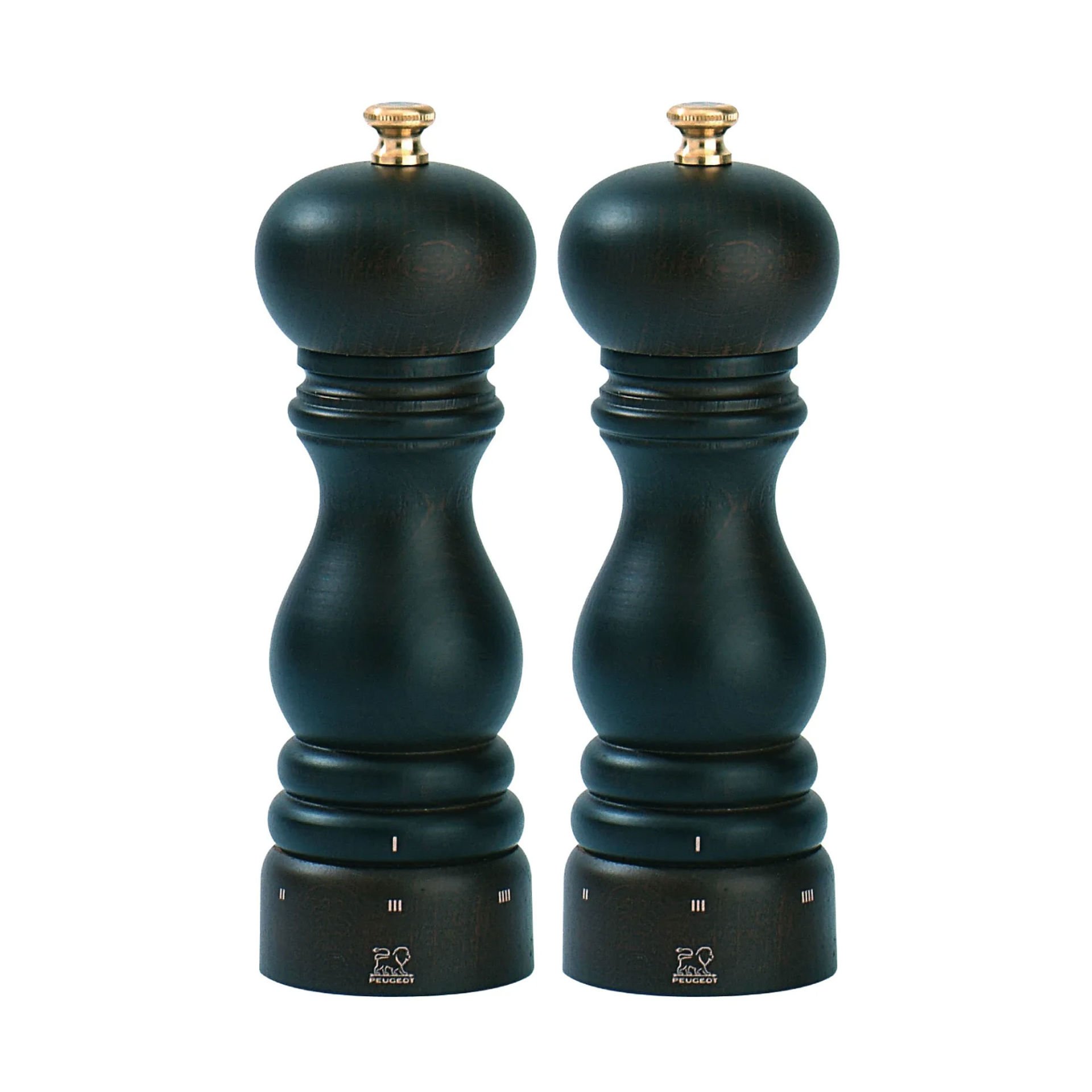 Peugeot Paris Tuz Karabiber Değirmeni 2 li Set Siyah