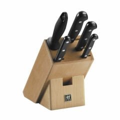 Zwilling Blok Bıçak Seti, 6 Parça Doğal Ahşap