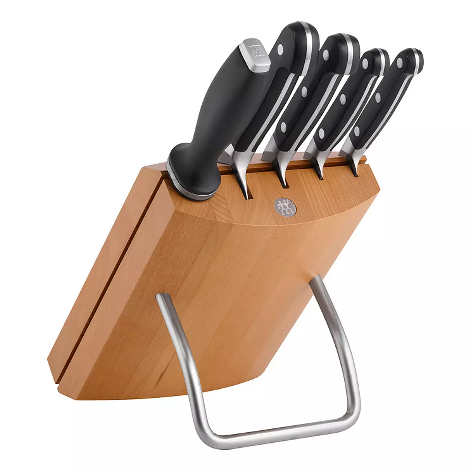 Zwilling Blok Bıçak Seti, 6 Parça Doğal Ahşap
