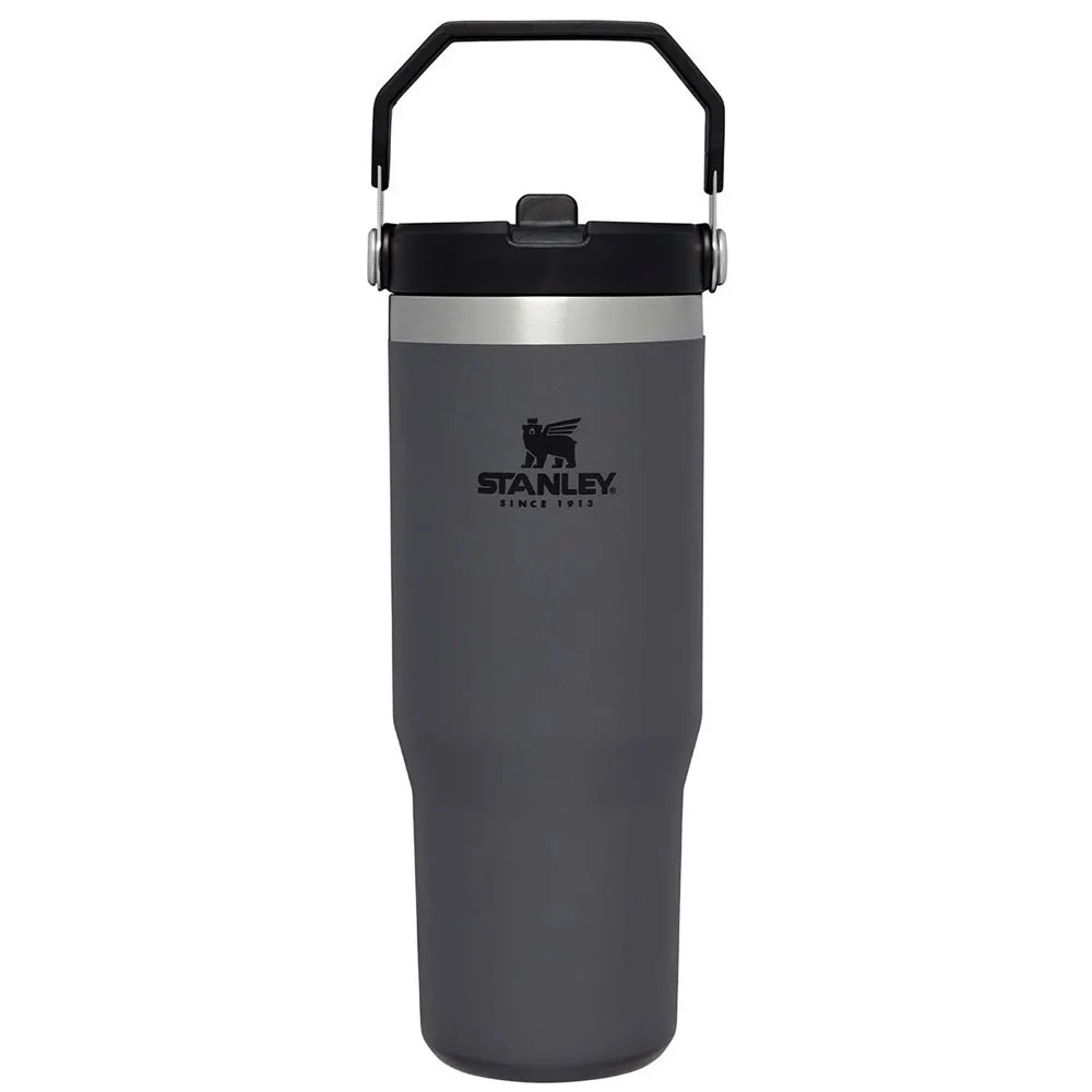 Stanley The Iceflow Flip Straw Tumbler Pipetli Termos Füme 30 OZ - 0.88L