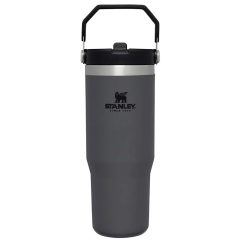 Stanley The Iceflow Flip Straw Tumbler Pipetli Termos Füme 30 OZ - 0.88L