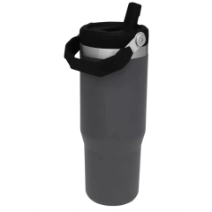 Stanley The Iceflow Flip Straw Tumbler Pipetli Termos Füme 30 OZ - 0.88L