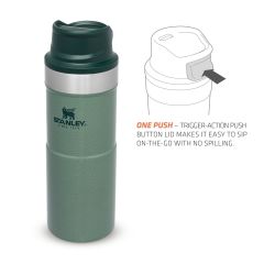Stanley The Trigger-Action Travel Mug Yeşil 0.35