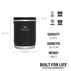 Stanley Adventure To-Go Food Jar Siyah 0.53 L