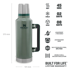 Stanley Classic Legendary Bottle Yeşil 1.9 L