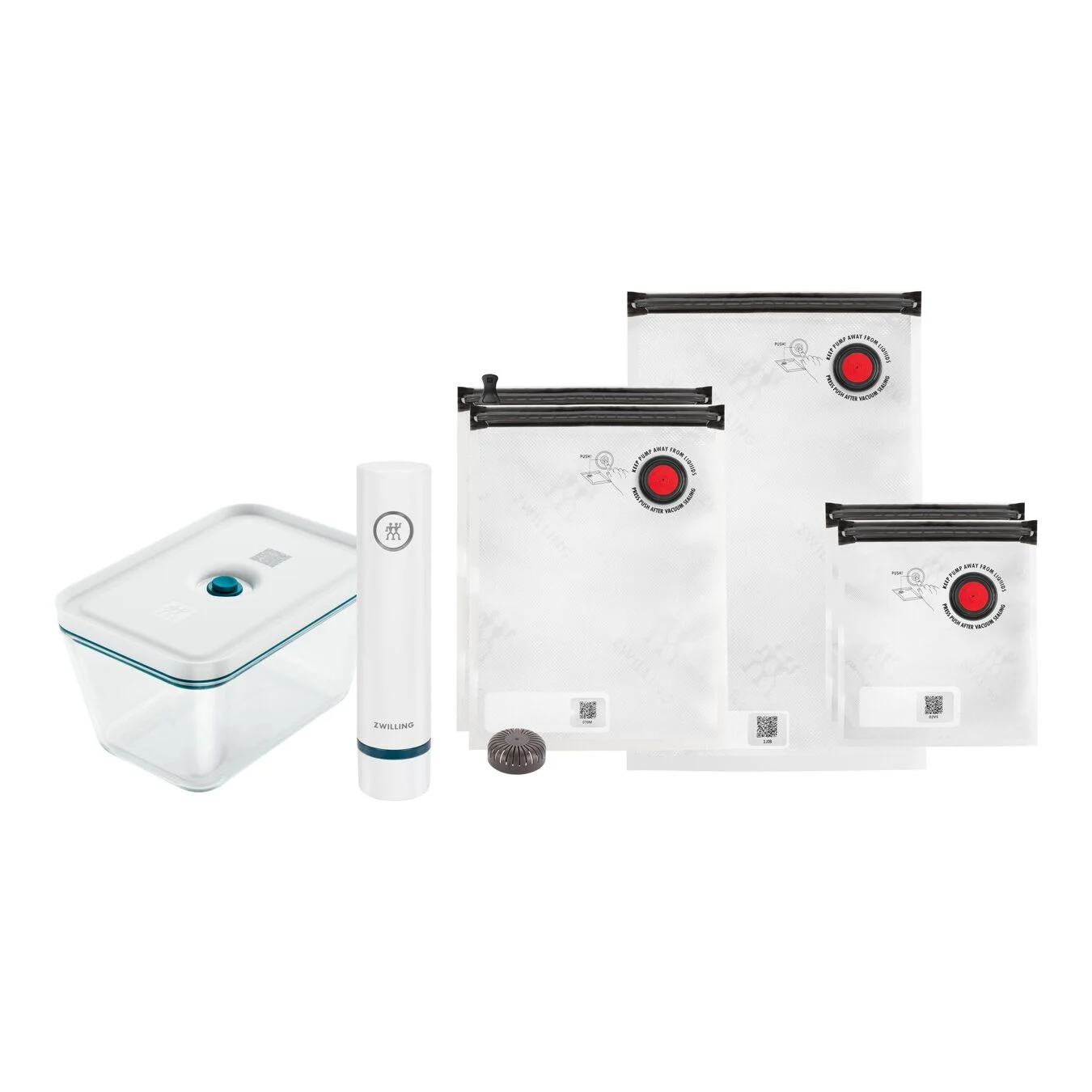 Zwilling Fresh & Save Vakumlu Başlangıç Seti Cam 7 Parça