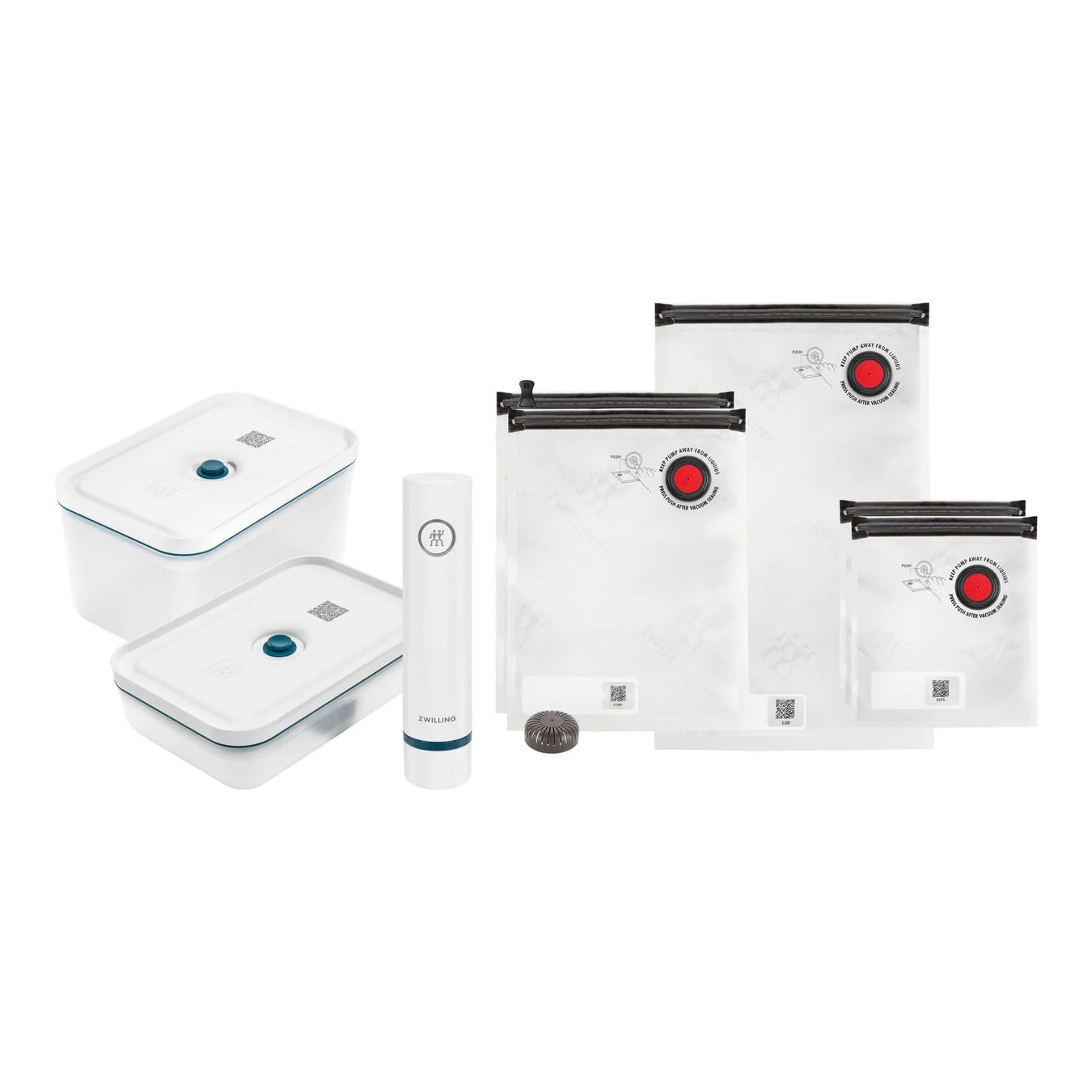 Zwilling Fresh & Save Vakumlu Başlangıç Seti Plastik 8 Parça