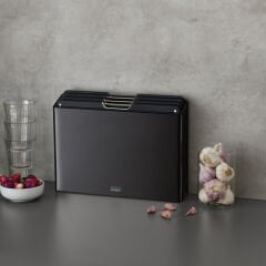 Joseph Joseph Çelik 4 Parça Kesme Tahtası Seti Siyah