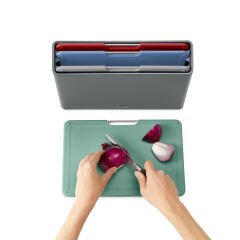 Joseph Joseph Folio Regular Kesme Tahtası Seti - Graphite