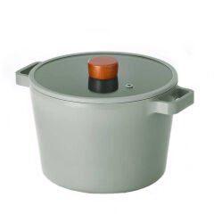 Fika Aluminyum Döküm Derin Tencere 22 cm Gri