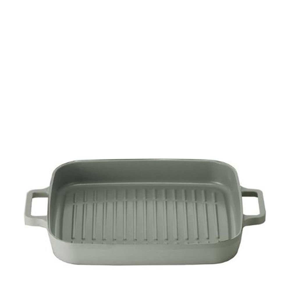 Fika Dikdörtgen Aluminyum Grill Tava 28 cm Gri