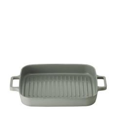 Fika Dikdörtgen Aluminyum Grill Tava 28 cm Gri