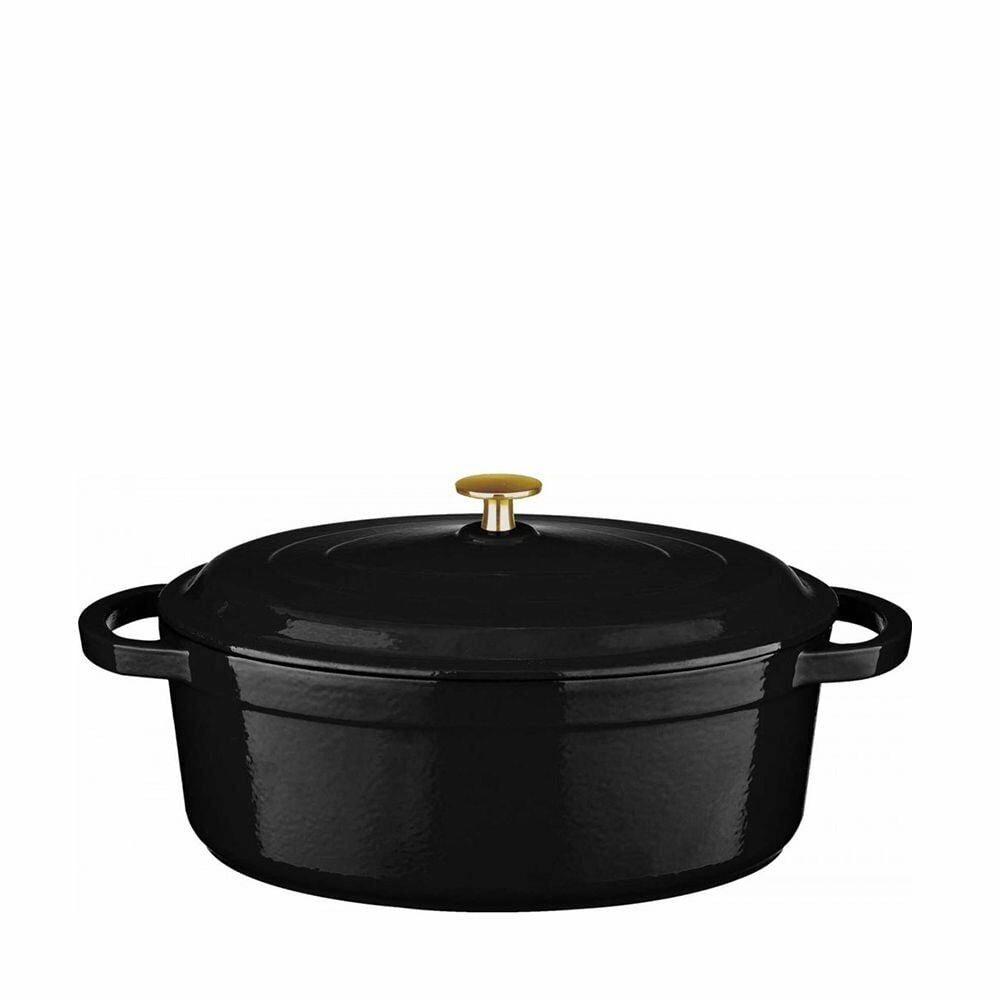 Leggno Flame Derin Tencere Altın Kulplu 24 Cm