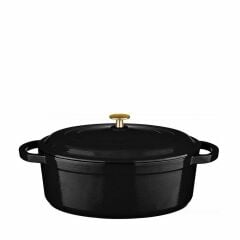 Leggno Flame Derin Tencere Altın Kulplu 28 Cm