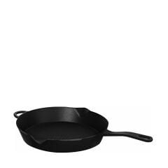 Leggno Flame Yardımcı Kulplu Tava Siyah 28 cm