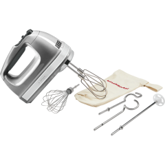 KitchenAid 9 Hızlı El Mikseri 5KHM9212 Contour Silver-ECU