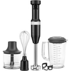 KitchenAid Aksesuarlı El Blenderı 5KHBV83 - Black Matte