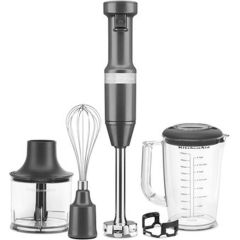KitchenAid Aksesuarlı El Blenderı 5KHBV83 - Charcoal Grey