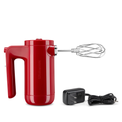 KitchenAid Cordless El Mikseri 7 Hız 5KHMB732 - Empire Red